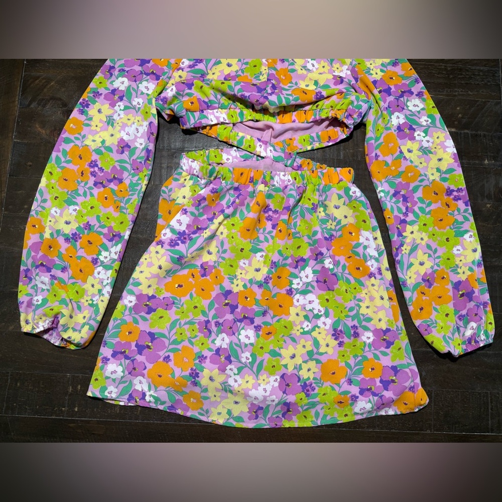 Sanctuary Fresh Garden Vibrant Floral Cutout Mini Dress XS Summer Easter Spring - Picture 13 of 15